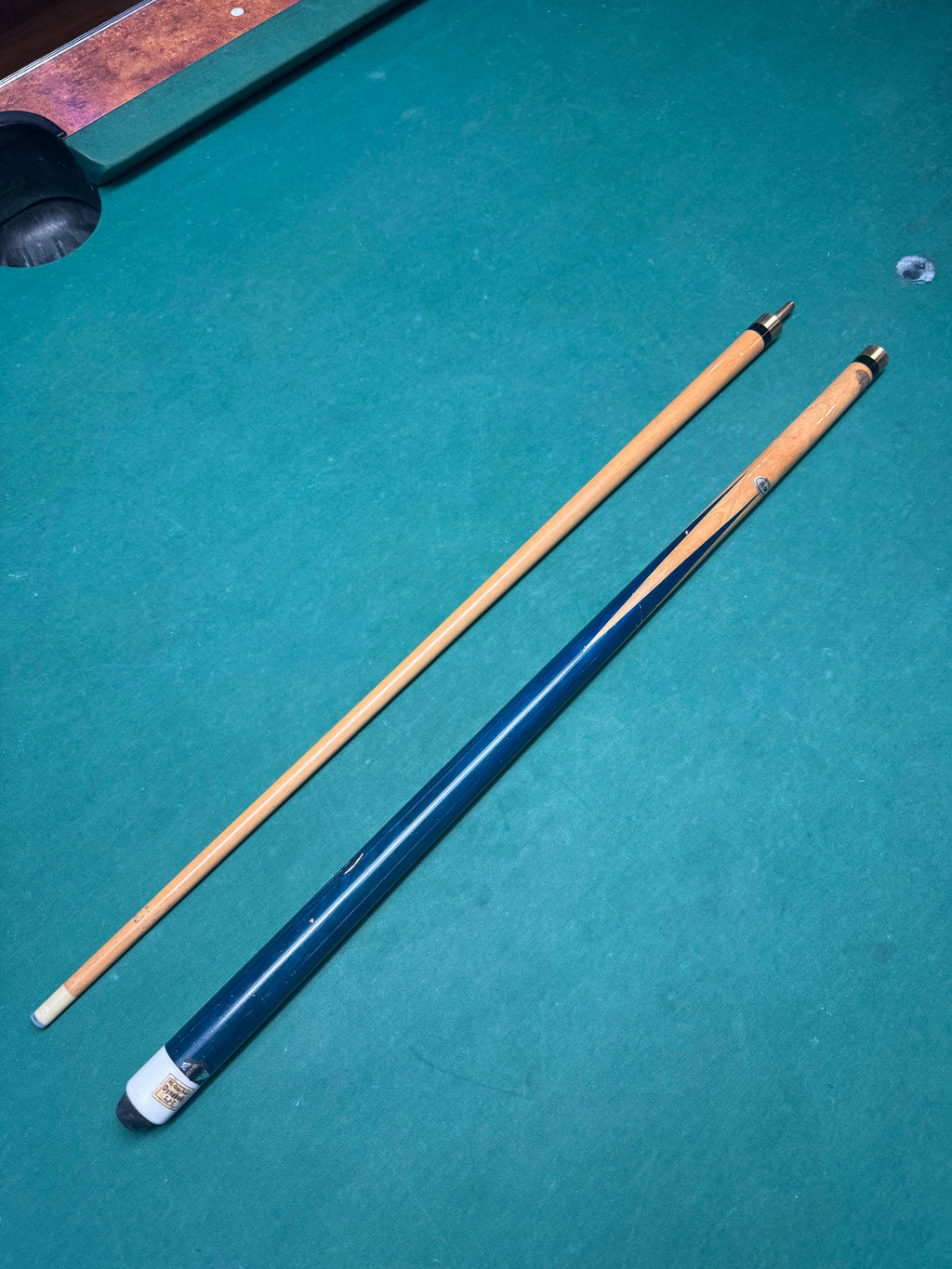Dynaball SJ-T Blue Green Circa 1970s–1980s 16oz Cue