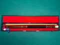 Hoppe-Style Butt with Decorative Turned Butt Sleeve Cue w/ Hard Case