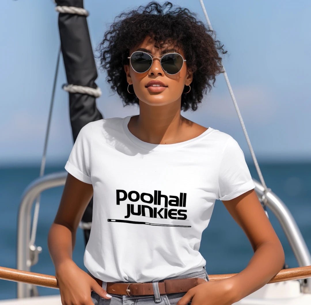 Poolhall Junkies Unisex Classic Logo Tee - Light