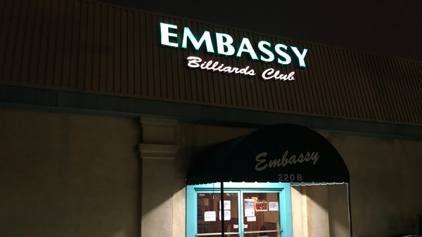 Image of poolhall the Embassy Billiards Club 1