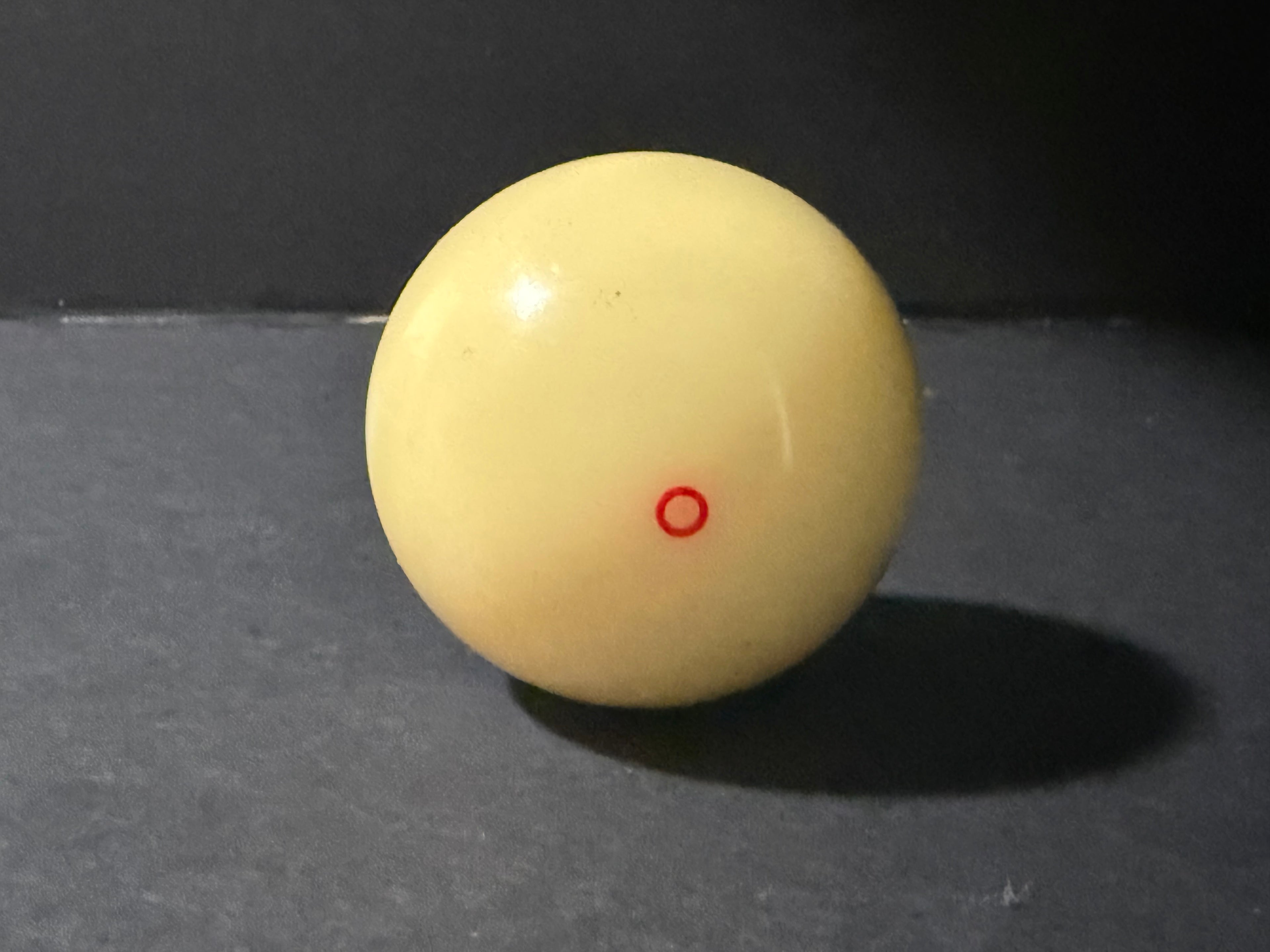 Red Dot Pool Cue Ball