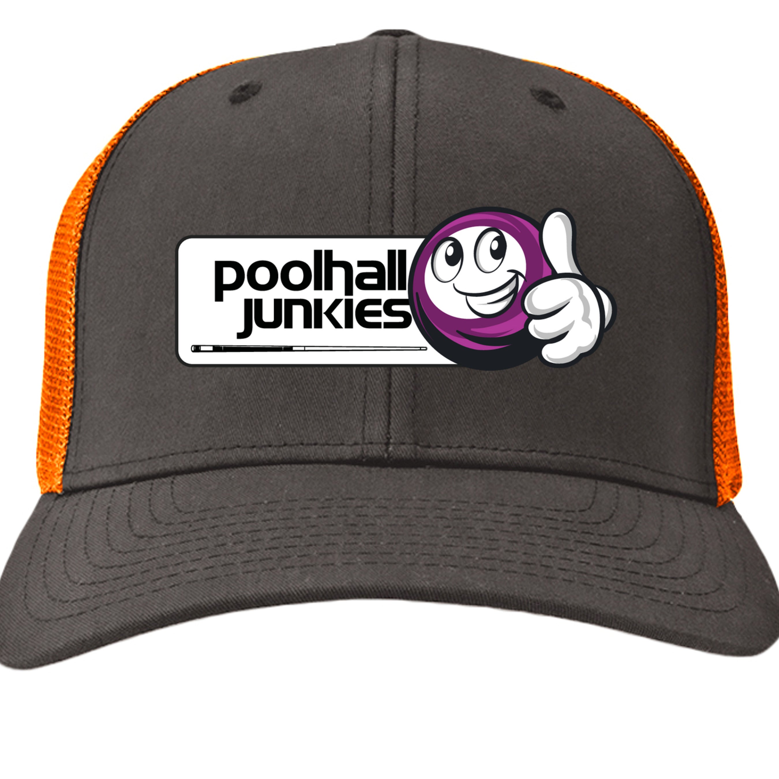 Charcoal/ Neon Orange - 6511 - FRONT